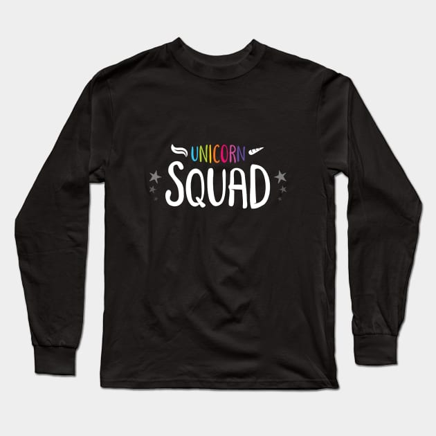 Unicorn Squad Long Sleeve T-Shirt by zoljo